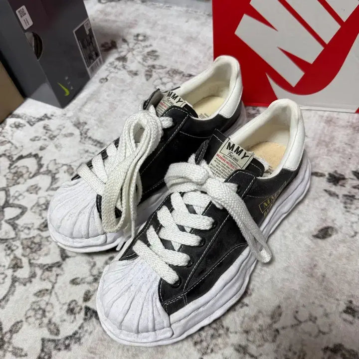[BUNJANG] Mihara Yasuhiro Blakey OG Sole Leather Sneakers / 미하라야스히로 블레이키 og 솔 레더 41사이즈