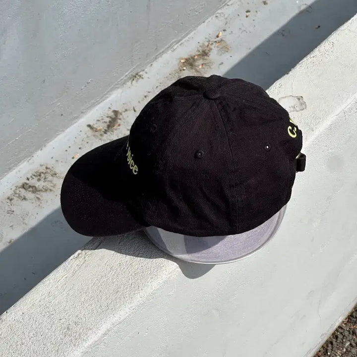 [BUNJANG] Collective Voice Vintage Black Ball Cap / [F] colletive voice 로고 빈티지 블랙 볼캡 모자