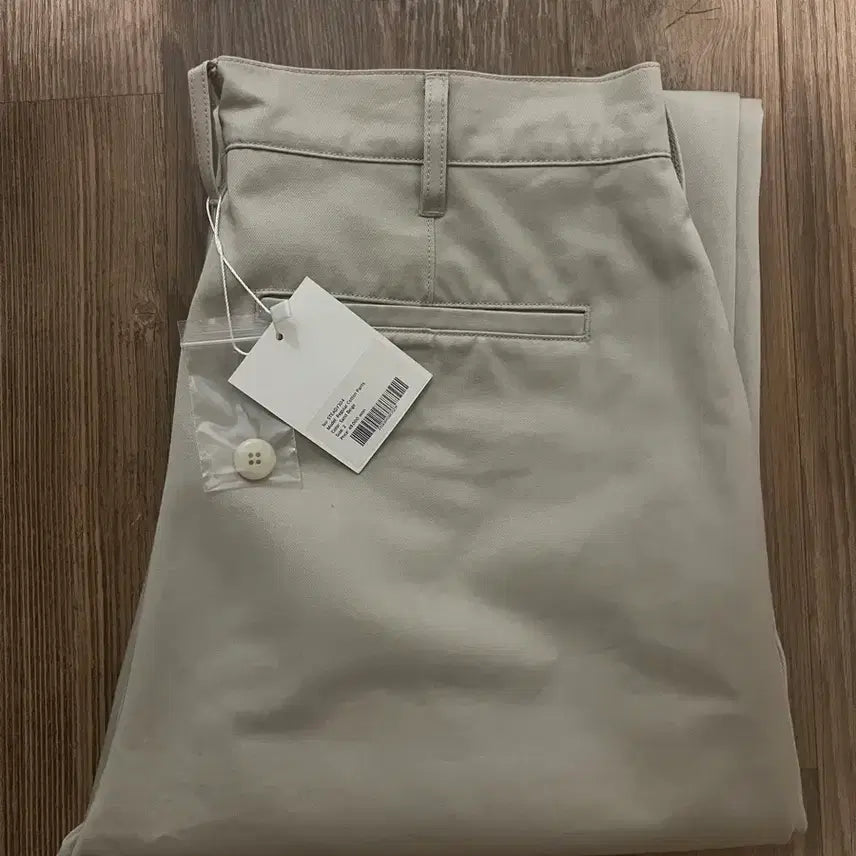 [BUNJANG] Steady Everywear Regular Cotton Pants - Sand Beige (Size 2) / 스테디에브리웨어 레귤러 코튼 팬츠 샌드베이지 2사이즈