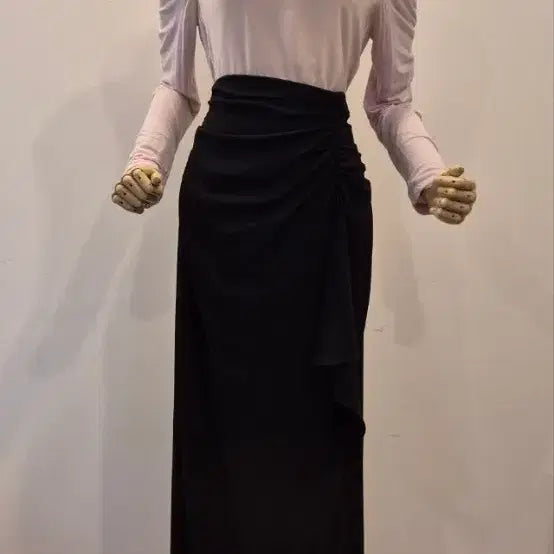 [BUNJANG] Lebeige and IRO Silk-blend T-shirt and Long Skirt / 르베이지티/이로 스커트