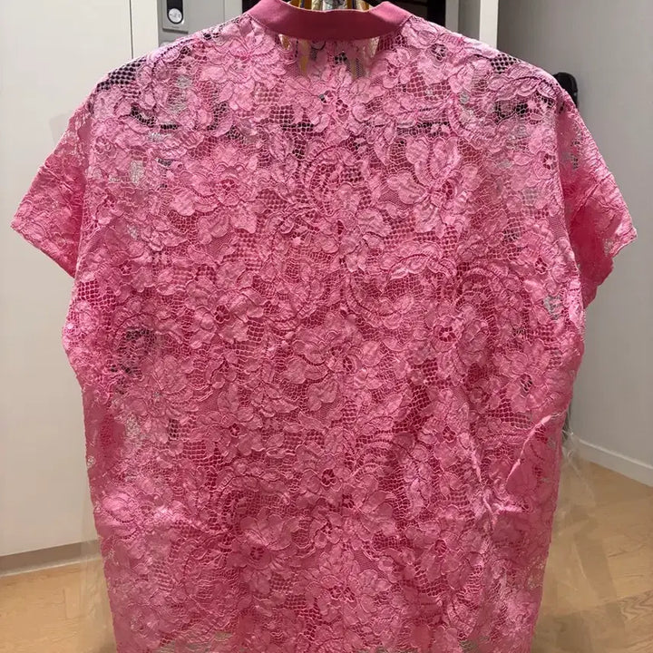 [BUNJANG] ESCADA Lace Blouse / ESCADA 에스카다 레이스 블라우스 36 핑크(정품)