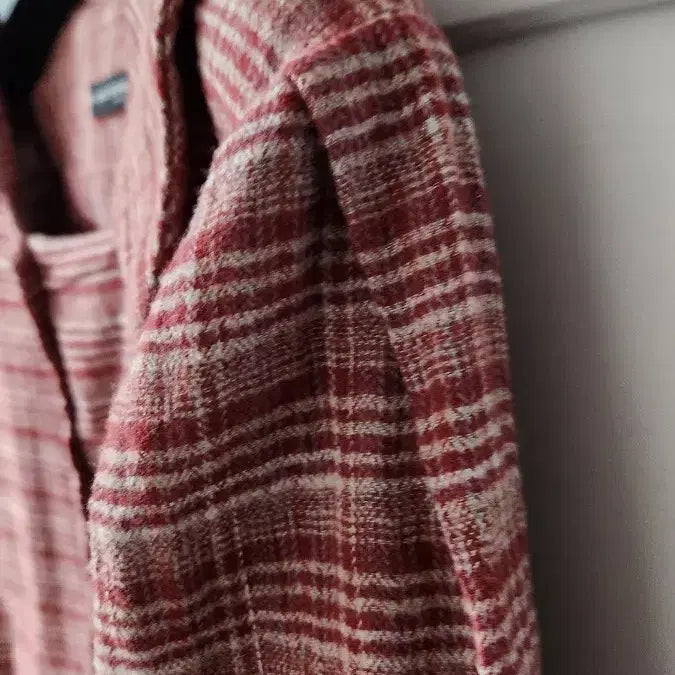 [BUNJANG] Salon de Bone Jong Checkered Short Shirt / 살롱드보네종 체크 숏 셔츠