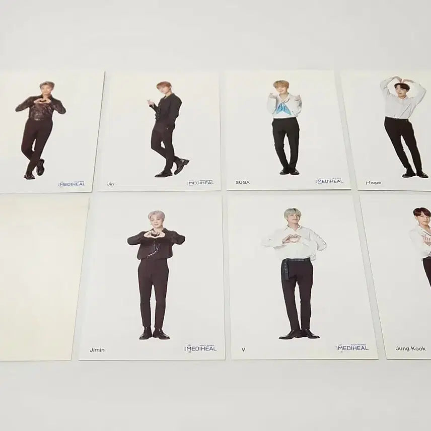 [BUNJANG] BTS Mediheal Japan Postcard Set / bts 방탄 일본 메디힐 엽서 japan mediheal postcard