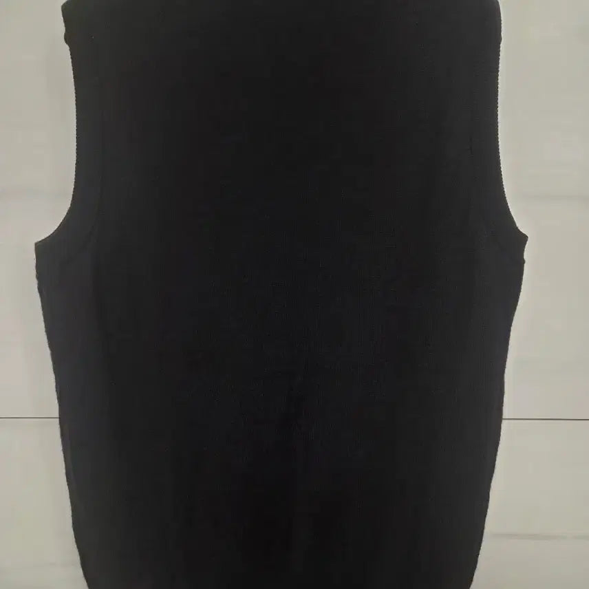 [BUNJANG] Adabat Black Striped Knit Vest / 아다바트 검정색 스트라이프 니트 조끼
