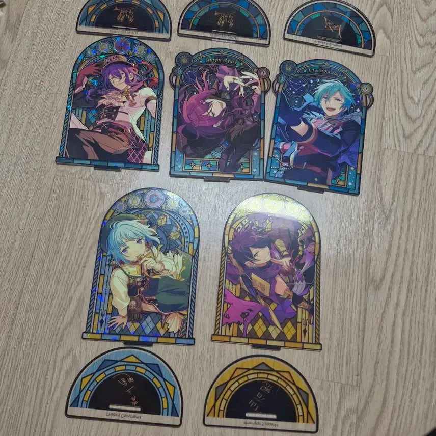 [BUNJANG] Ensemble Stars Stained Glass Acrylic Stand Bundle Set / 앙상블 스타즈 스테인드 글라스 아크릴 스탠드 일괄