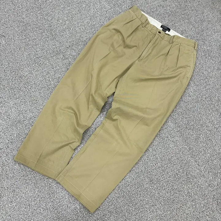 [BUNJANG] Polo Chino Pants / 38-36 폴로 면바지 핀턱 치노팬츠 0325J