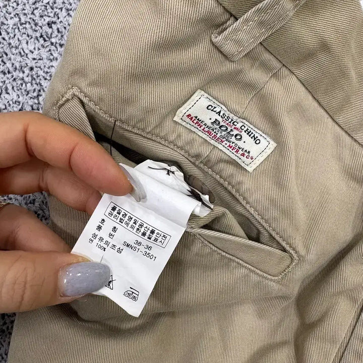 [BUNJANG] Polo Chino Pants / 38-36 폴로 면바지 핀턱 치노팬츠 0325J