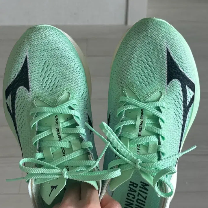 [BUNJANG] Mizuno Wave Rebellion Pro 3 Mint Running Shoes / 미즈노 웨이브 리벨리온 프로3 민트 250 러닝화