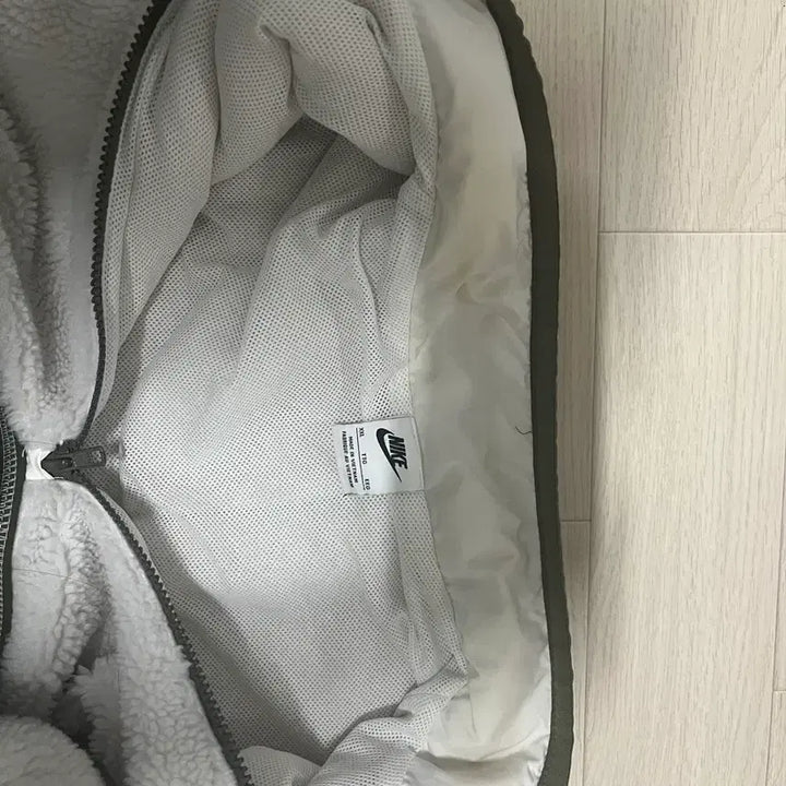 [BUNJANG] Nike Ivory Fleece Half-Zip Pullover (Size 110) / 정품) 나이키 아이보리 뽀글이 플리스 반집업 110