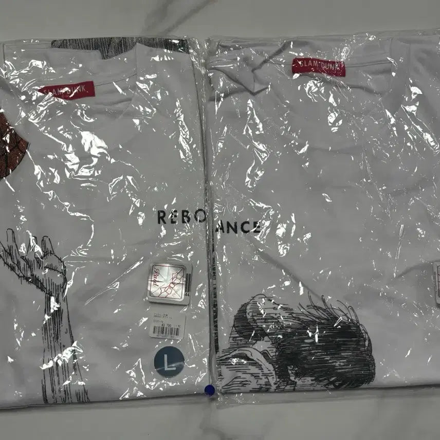 [BUNJANG] Slam Dunk Seotaeung &amp; Kang Baekho T-shirt L Unsealed / 슬램덩크 서태웅 강백호 정품 반팔 티셔츠 L 미개봉