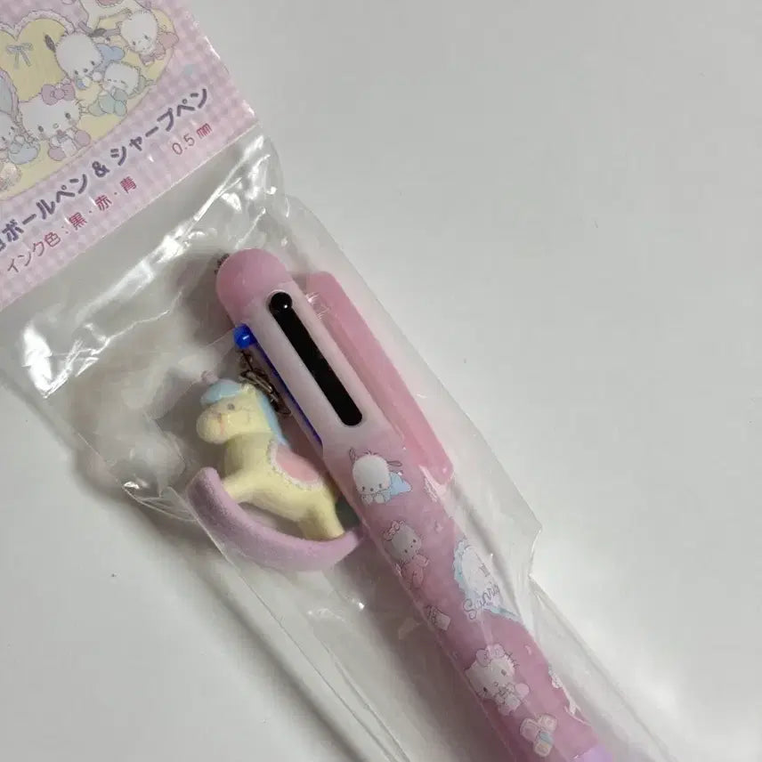 [BUNJANG] Sanrio Baby Series Unicorn Charm Ballpoint Pen / 고전레어)산리오 베이비시리즈 유니콘참 볼펜 키티 마이멜로디 포차코