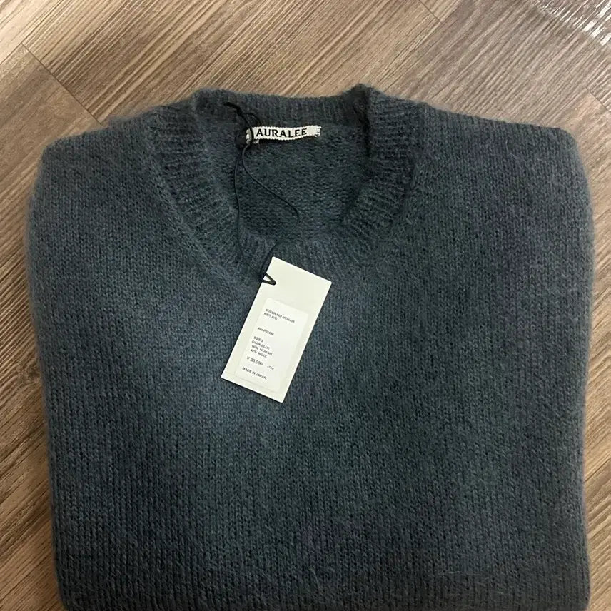 [BUNJANG] AURALEE Wool Kid Mohair Knit Sweater / 오라리 AURALEE 울 키드 모헤어 니트 3사이즈