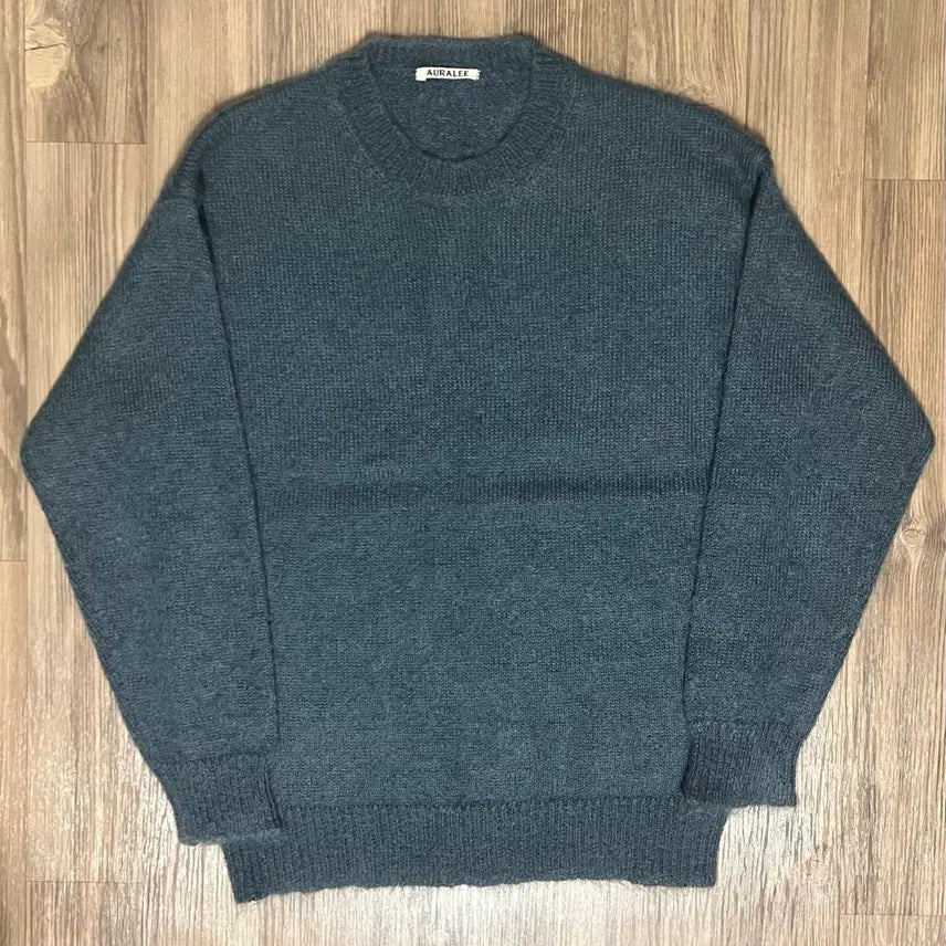 [BUNJANG] AURALEE Wool Kid Mohair Knit Sweater / 오라리 AURALEE 울 키드 모헤어 니트 3사이즈