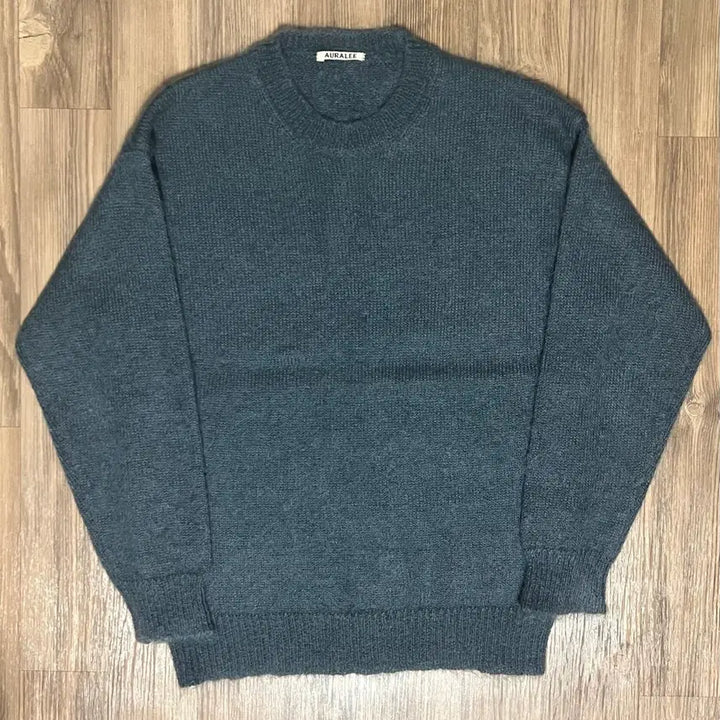 [BUNJANG] AURALEE Wool Kid Mohair Knit Sweater / 오라리 AURALEE 울 키드 모헤어 니트 3사이즈
