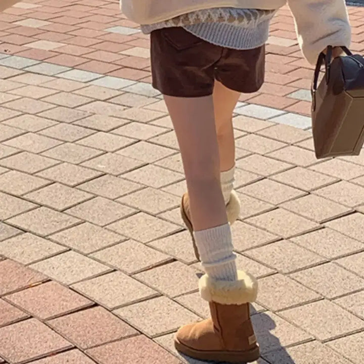 [BUNJANG] Fine Thank You Roa Corduroy Shorts / 파인땡큐 로아 코듀로이 반바지