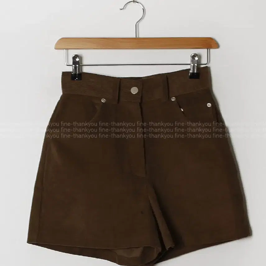 [BUNJANG] Fine Thank You Roa Corduroy Shorts / 파인땡큐 로아 코듀로이 반바지