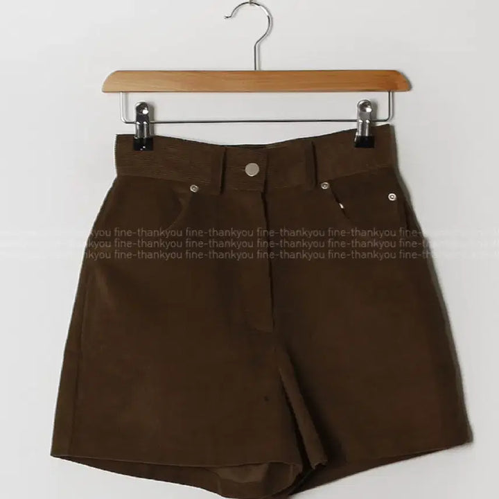 [BUNJANG] Fine Thank You Roa Corduroy Shorts / 파인땡큐 로아 코듀로이 반바지