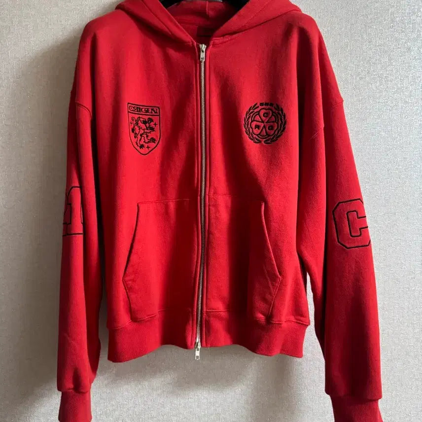 [SOLD OUT] 크리건 레드 후드집업