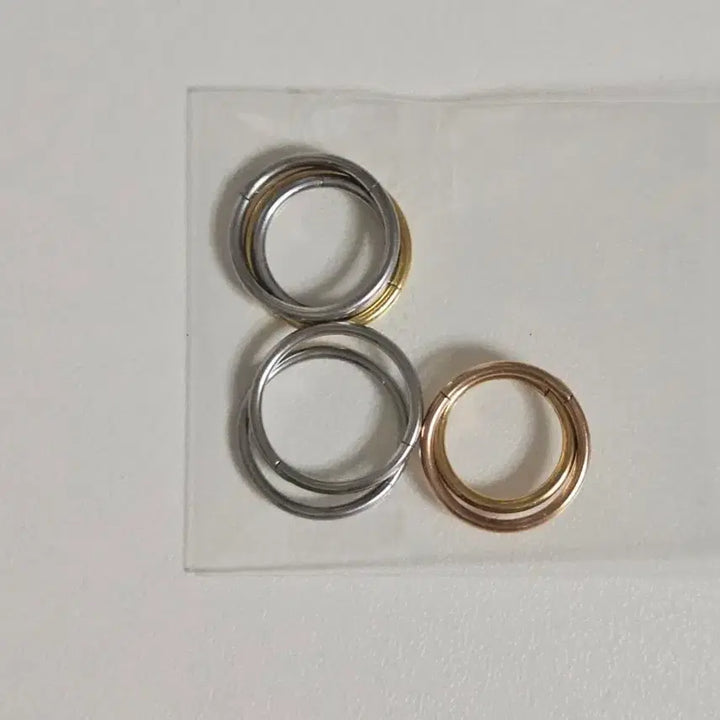 [SOLD OUT] 써지컬스틸 피어싱 1.2mm 원터치 세그먼트링 10mm,12mm