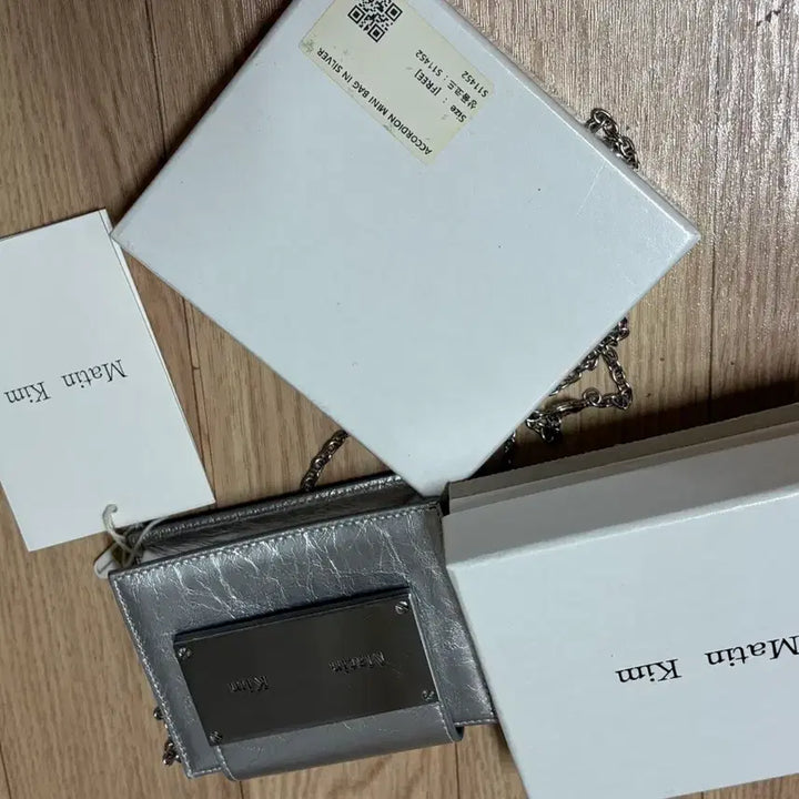 [BUNJANG] Matinkim Accordion Mini Bag Silver / 마뗑킴 아코디언 미니백 실버 민트급