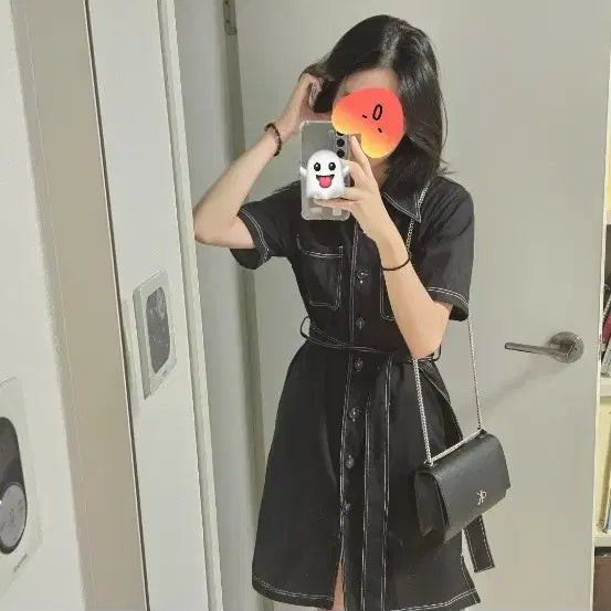 [BUNJANG] Sculptor Denim Dress / 희귀) 스컬프터 데님 원피스