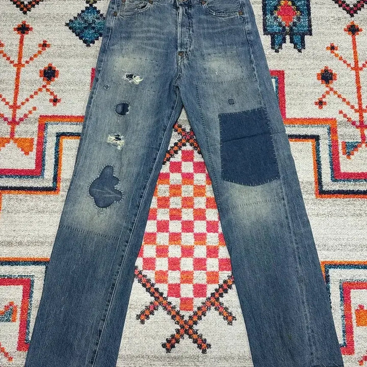 [BUNJANG] LVC Patchwork 15501 Sundance Jeans / (1회착 실측29) LVC 패치워크 15501 선댄스 27