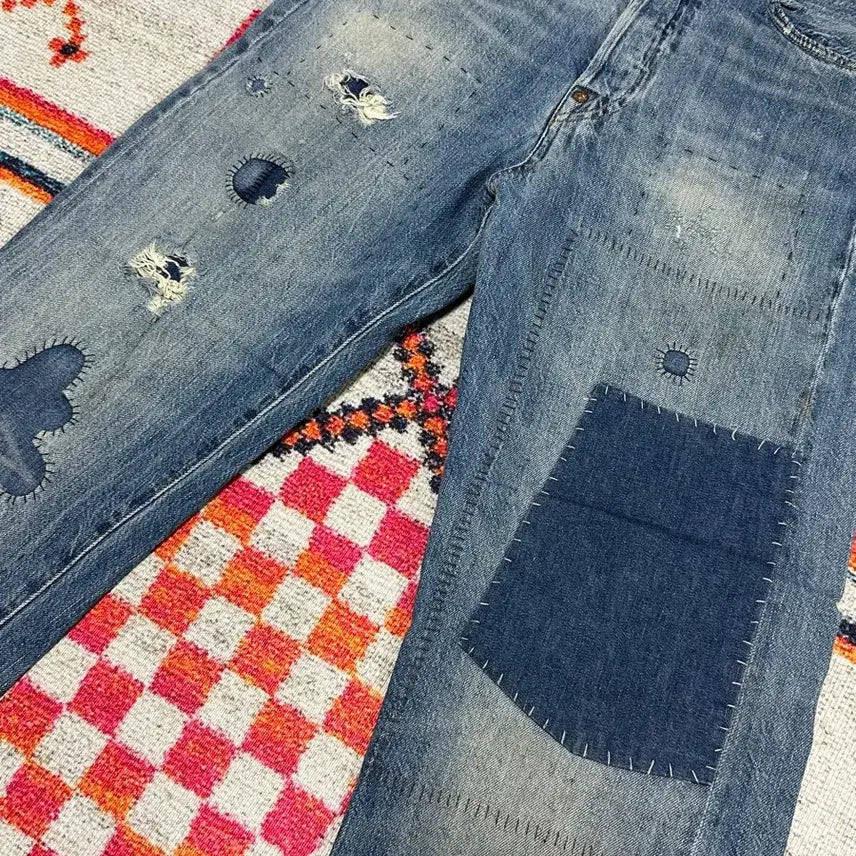 [BUNJANG] LVC Patchwork 15501 Sundance Jeans / (1회착 실측29) LVC 패치워크 15501 선댄스 27