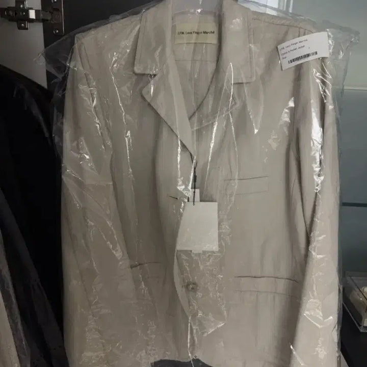 [BUNJANG] lfm cotton 3-button jacket- Sage / lfm cotton 3-button jacket- Sage
