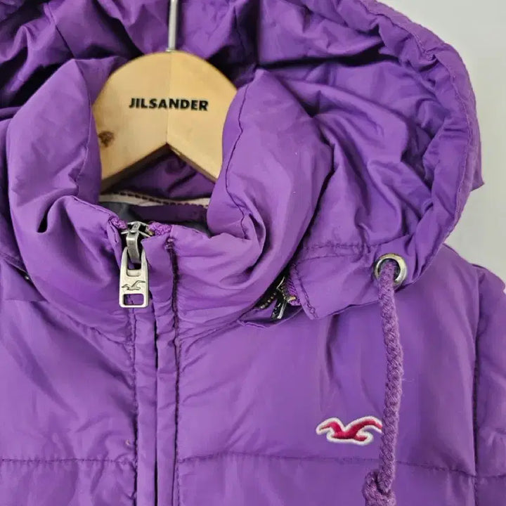 [BUNJANG] Hollister Purple Down Padded Vest (M) / 홀리스터 다운 패딩 조끼(보라색)M