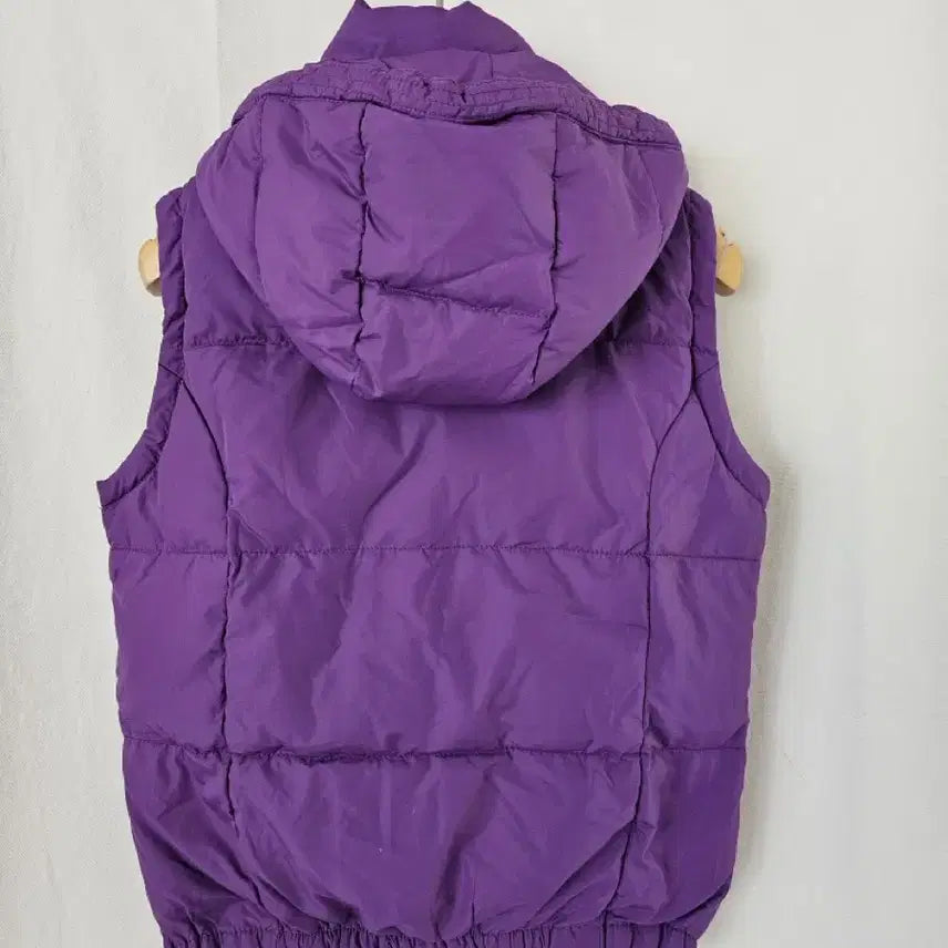 [BUNJANG] Hollister Purple Down Padded Vest (M) / 홀리스터 다운 패딩 조끼(보라색)M