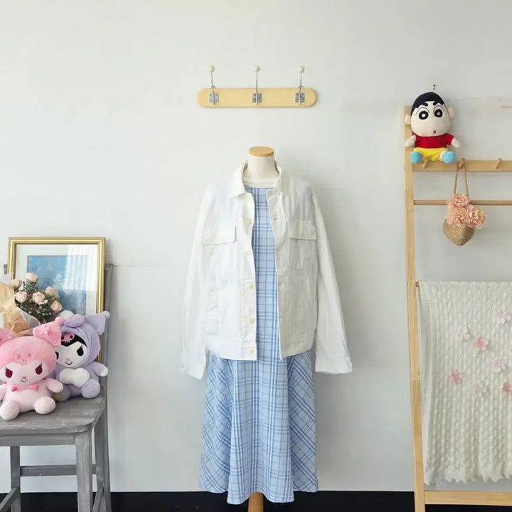 [BUNJANG] SPAO White Simple Jacket XL / 빈티지 만원샵 spao 화이트 심플 자켓