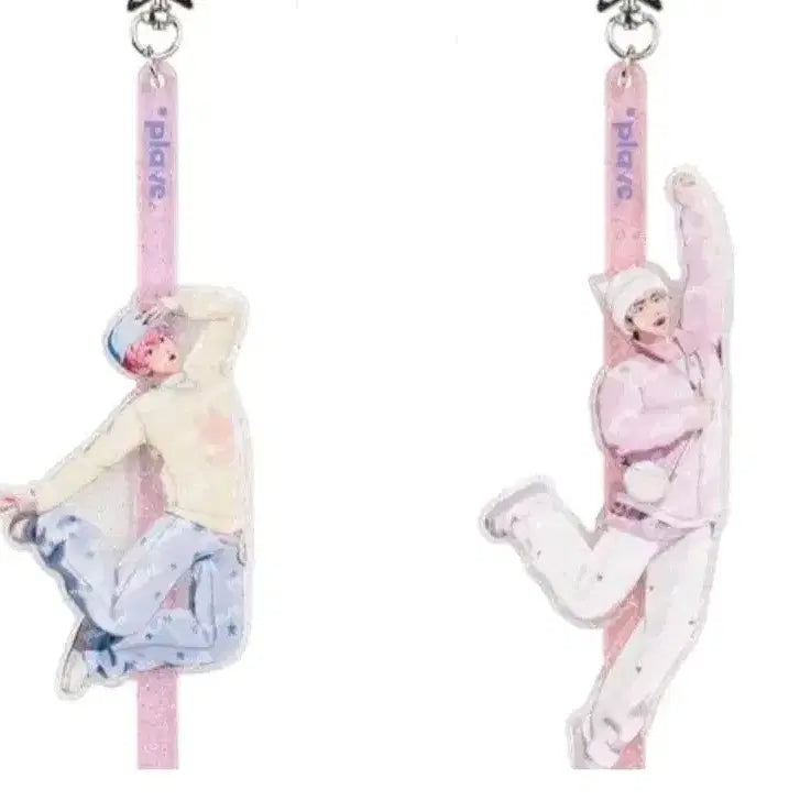 [BUNJANG] PLAVE Bambi &amp; Eunho Acrylic Keyring Bundle Set / 택포7.0) 플레이브 뿌MD 아크릴키링 밤비 은호