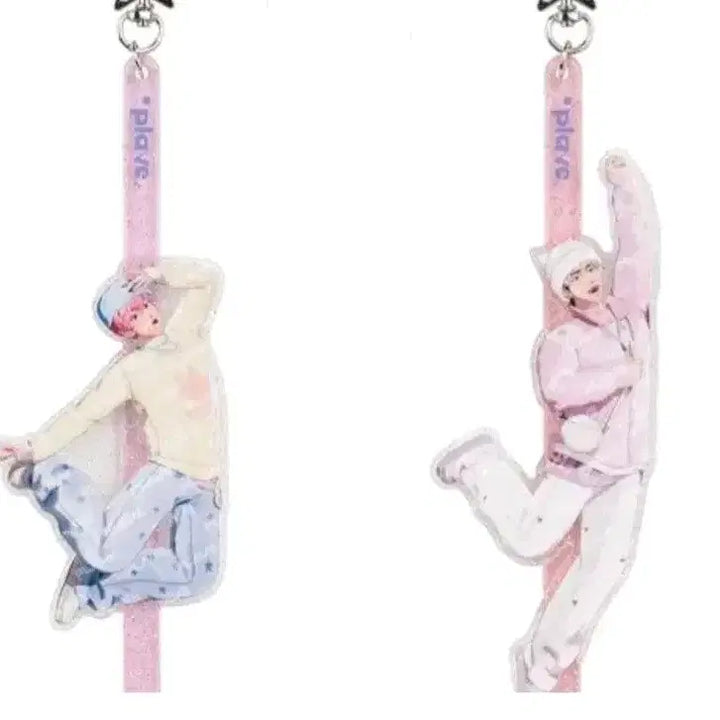 [BUNJANG] PLAVE Bambi &amp; Eunho Acrylic Keyring Bundle Set / 택포7.0) 플레이브 뿌MD 아크릴키링 밤비 은호
