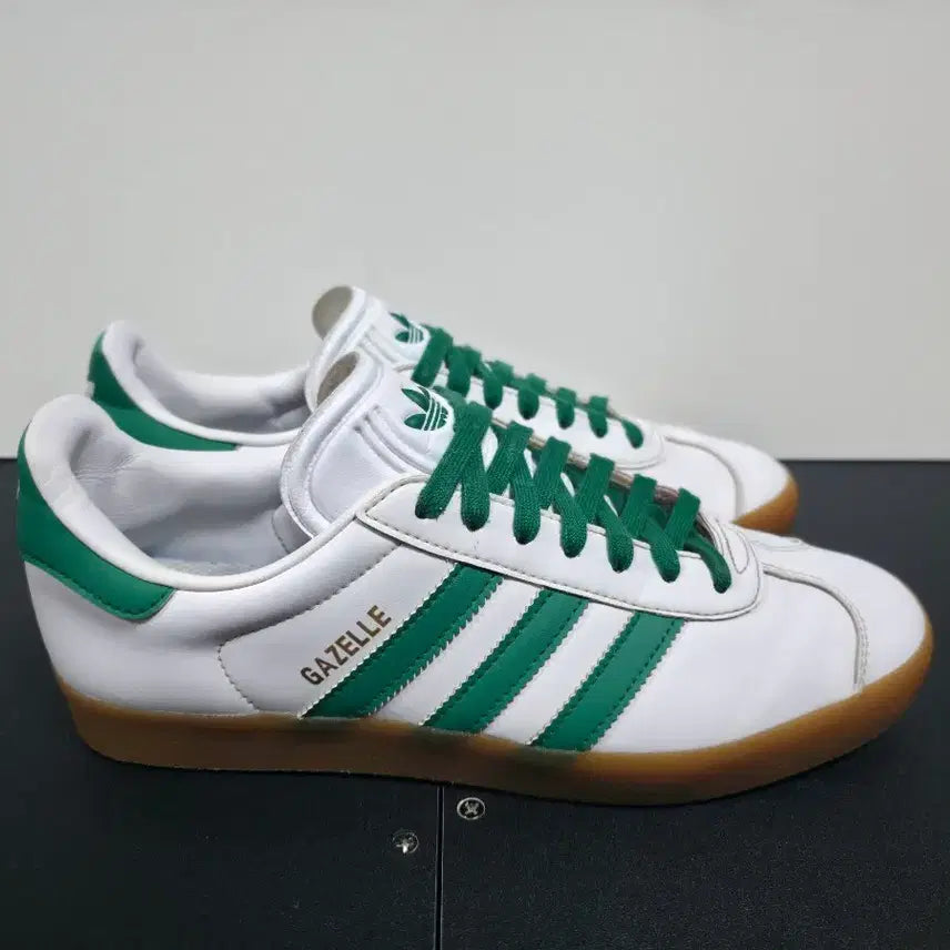 [BUNJANG] Adidas Gazelle White Green Sneakers (260mm) / 아디다스 가젤 화이트 그린 [260mm]