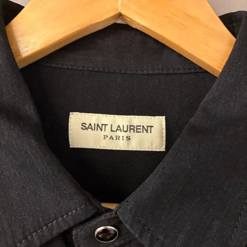 [BUNJANG] Saint Laurent Western Shirt / 생로랑 블랙웨스턴셔츠