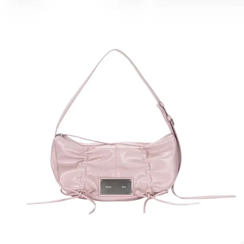 [BUNJANG] Matinkim Half Shirring Ribbon Bag Pink / 마뗑킴 하프셔링 리본백 핑크