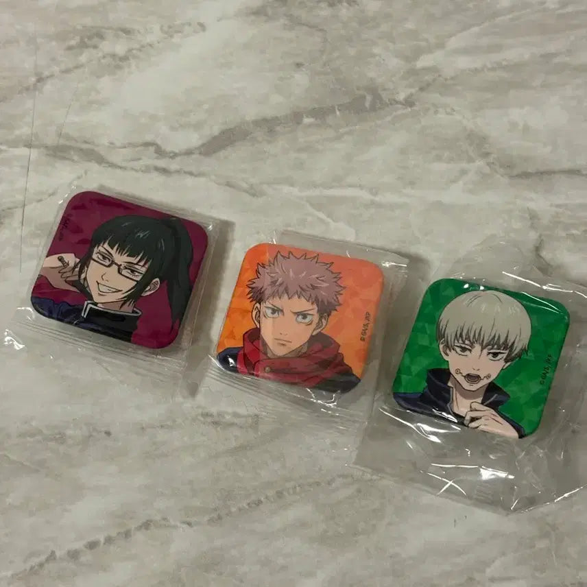 [BUNJANG] Jujutsu Kaisen Badge Set (Sealed) / 주술회전 뱃지 (미개봉)