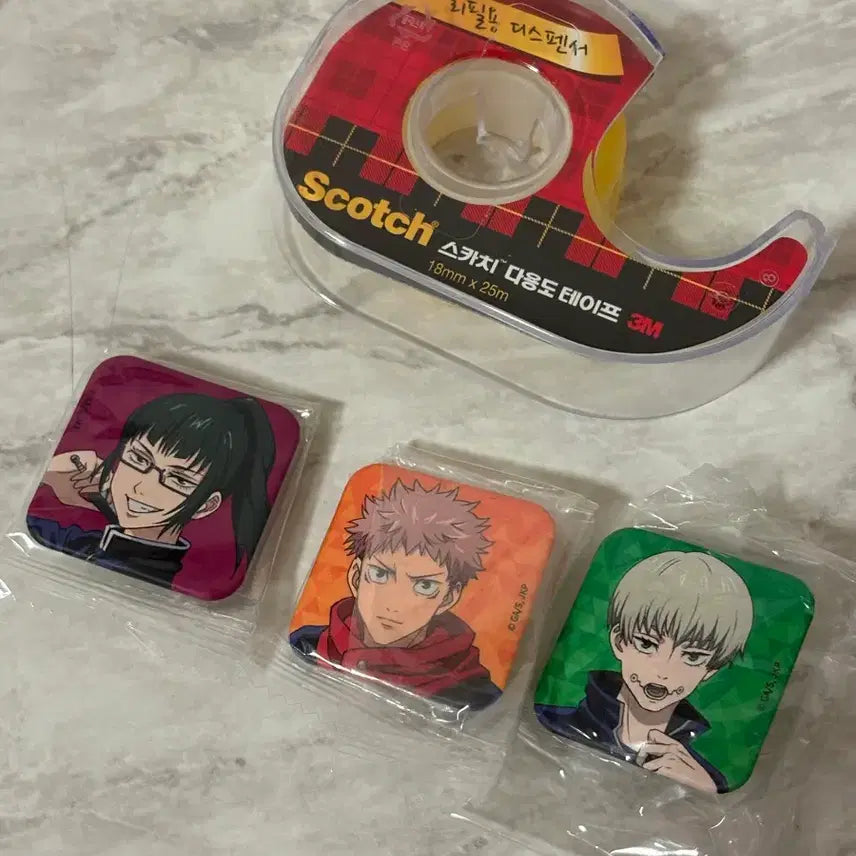 [BUNJANG] Jujutsu Kaisen Badge Set (Sealed) / 주술회전 뱃지 (미개봉)