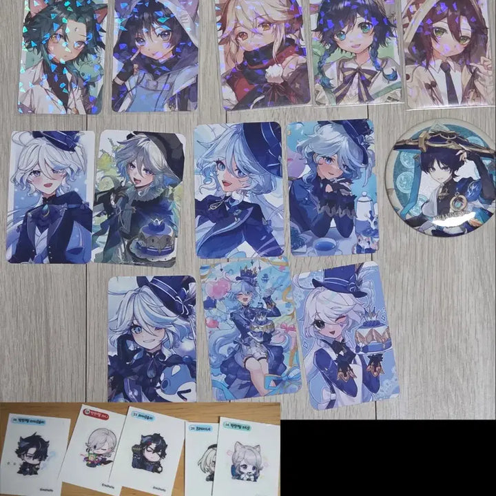 [SOLD OUT] 원신 포카 띠부씰 캔뱃지 굿즈 일괄 판매