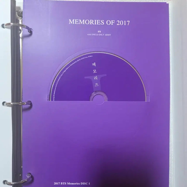 [BUNJANG] BTS Memories of 2017 DVD Set / 방탄소년단 메모리즈 2017 DVD
