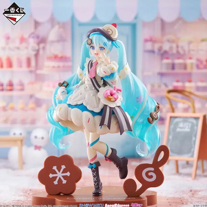 [BUNJANG] Hatsune Miku Snow 2026 Figure / 가격내림)하츠네미쿠 스노우 2026 쿠지 a상 피규어 판매