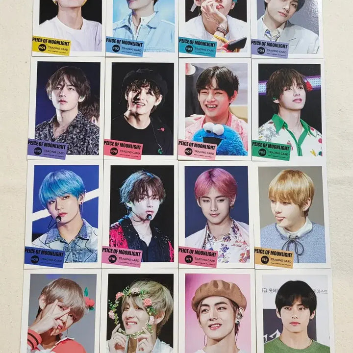 [BUNJANG] BTS V NunaV Photocard Bundle Set / BTS 방탄소년단 뷔 누나비님 트레카 16장 일괄 판매