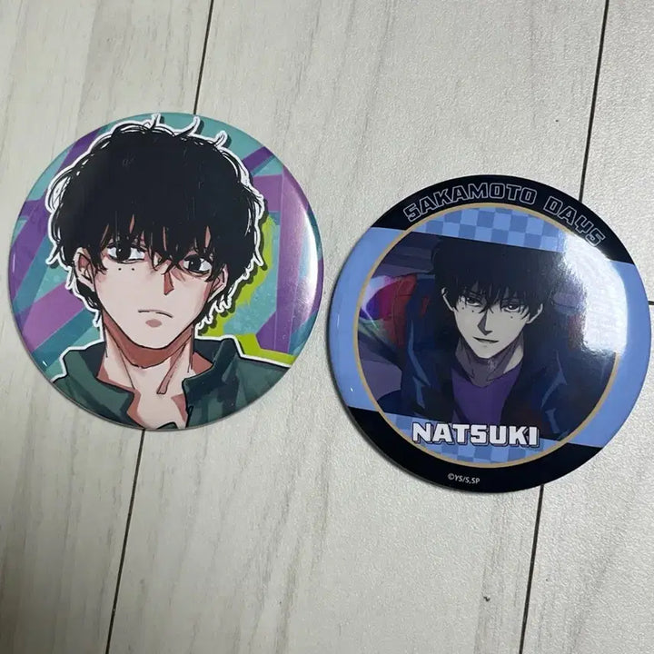 [BUNJANG] Sakamoto Days Seba Natsuki Original Illustration Badge &amp; Wafer Card / 사카모토데이즈 세바 나츠키 원화 캔뱃지 웨하스 카드