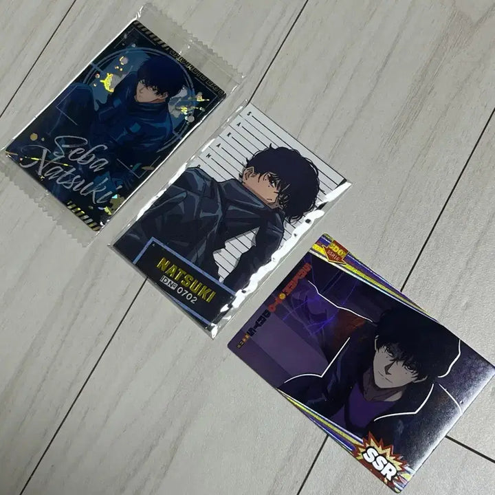 [BUNJANG] Sakamoto Days Seba Natsuki Original Illustration Badge &amp; Wafer Card / 사카모토데이즈 세바 나츠키 원화 캔뱃지 웨하스 카드