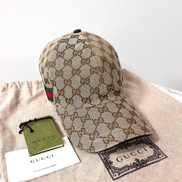 [BUNJANG] Gucci Web GG Ball Cap Hat / [미사용/정품] 구찌 웹 GG 볼캡 모자