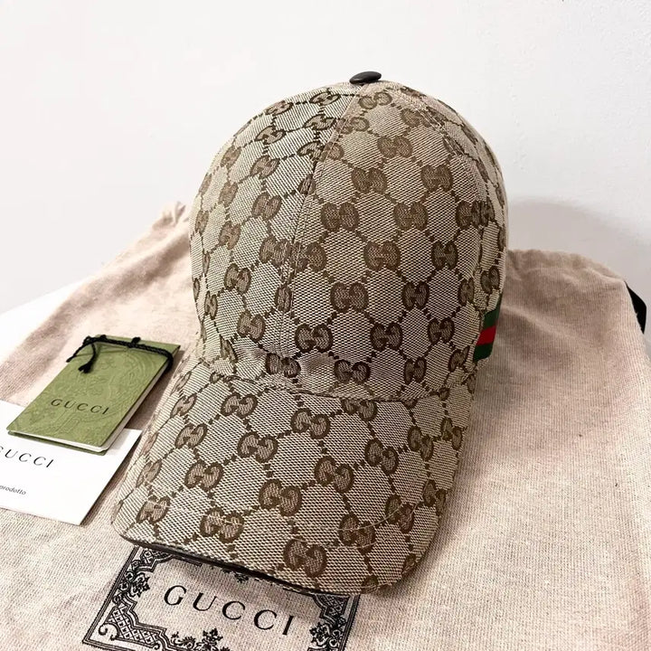 [BUNJANG] Gucci Web GG Ball Cap Hat / [미사용/정품] 구찌 웹 GG 볼캡 모자