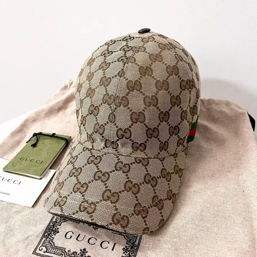 [BUNJANG] Gucci Web GG Ball Cap Hat / [미사용/정품] 구찌 웹 GG 볼캡 모자