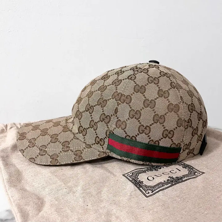 [BUNJANG] Gucci Web GG Ball Cap Hat / [미사용/정품] 구찌 웹 GG 볼캡 모자
