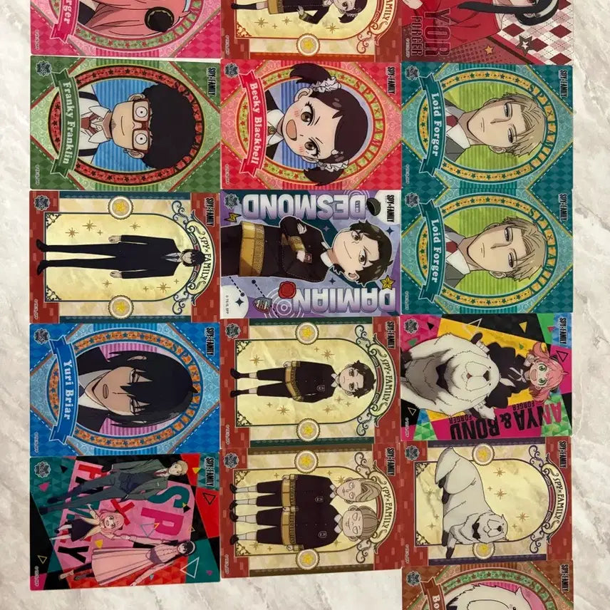 [SOLD OUT] 스파이패밀리 카드 일괄