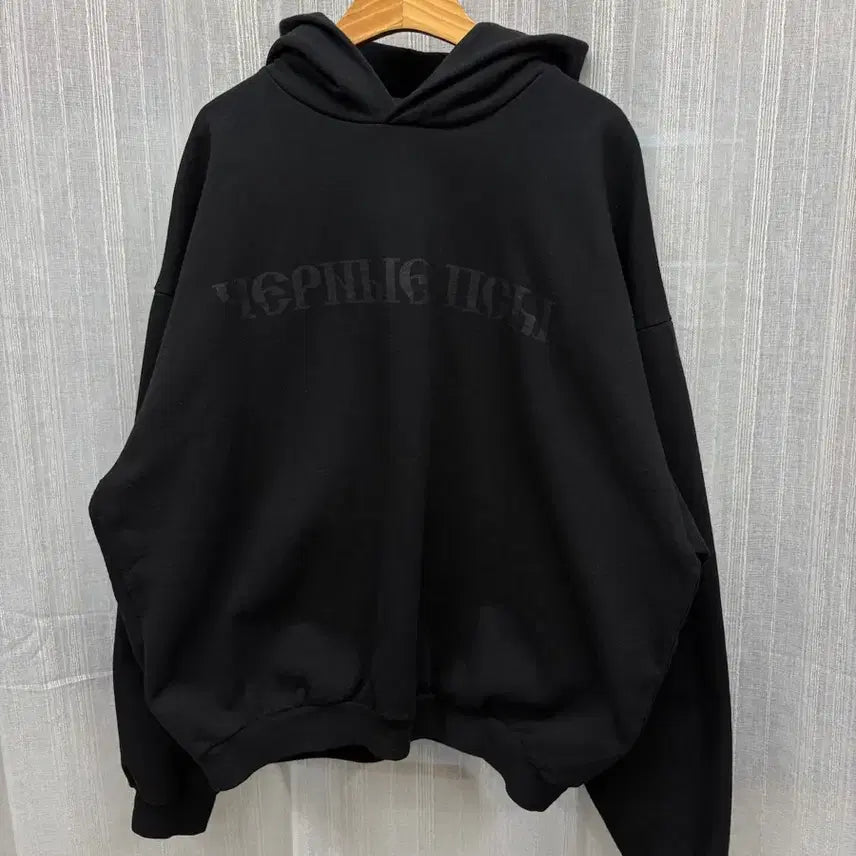 [BUNJANG] Yeezy x Gosha 이지 고샤 YZY 블랙 독스 후드티 / Yeezy x Gosha 이지 고샤 YZY 블랙 독스 후드티